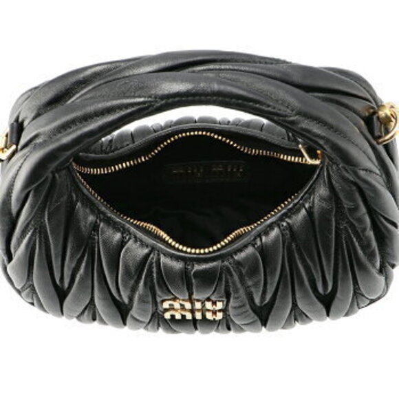 Miu Miu Shoulder Bag Wonder Matelasse Hobo - Picture 6 of 7